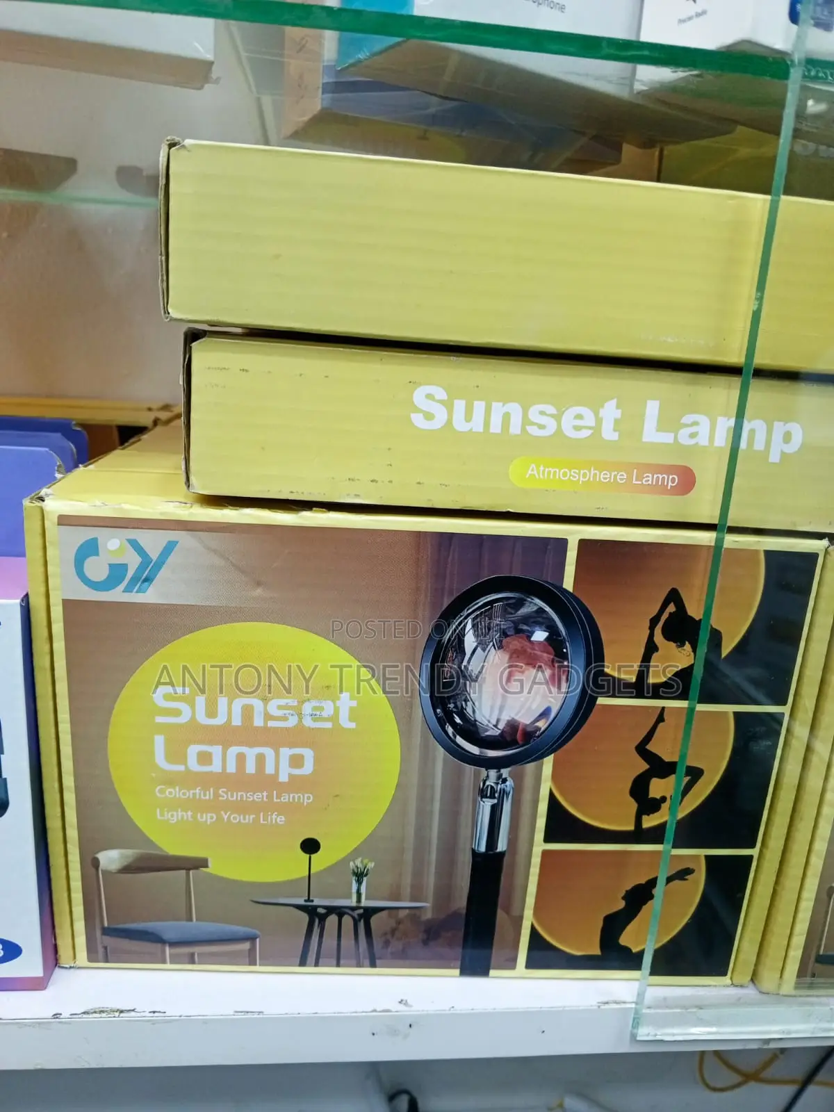 360° Rotating Sunset Projection Light With Remote Control