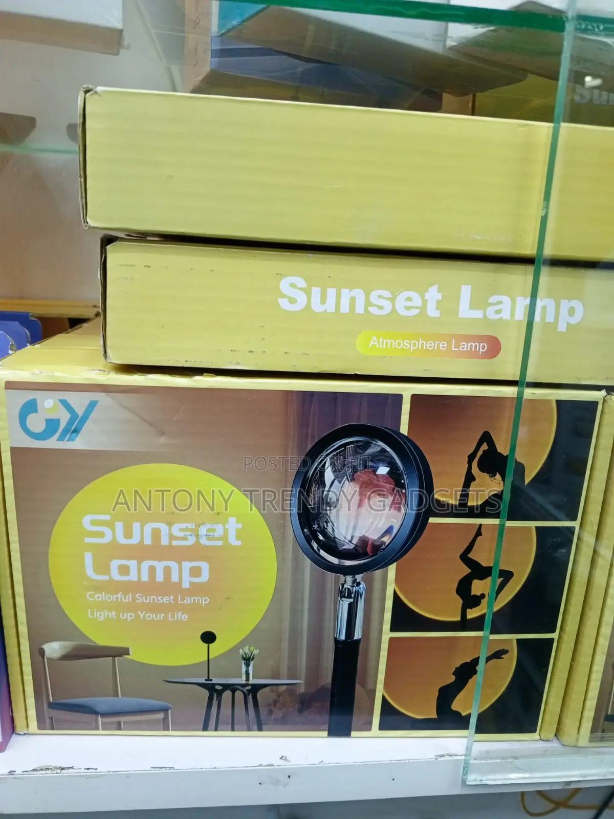 360° Rotating Sunset Projection Light With Remote Control