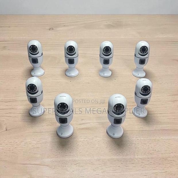 Manufacturer Prices 24/7 Monitoring PTZ Dual Lens Wifi Bulb Cameras