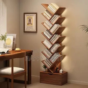 Dark Brown Tree Book Organizer