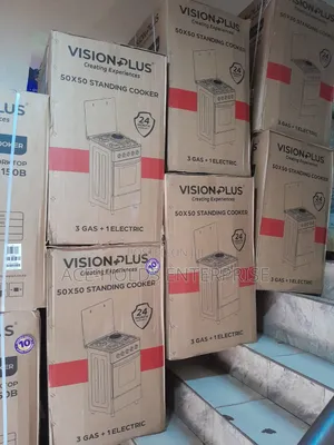 3 + 1 Vision Gas Cooke With Electric Oven, 50*55