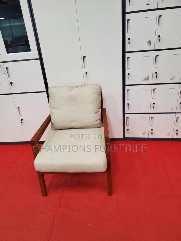 Wooden Accent Armchair