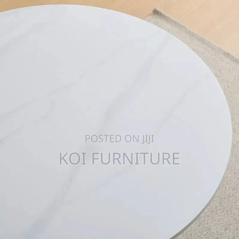 Coffee Table; Round Marble Execellence Coffee Table