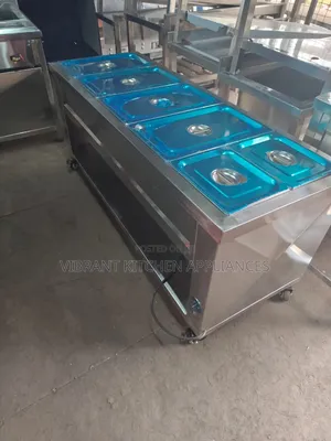 5-Pan Commercial Food Warmer (Bain Marie)