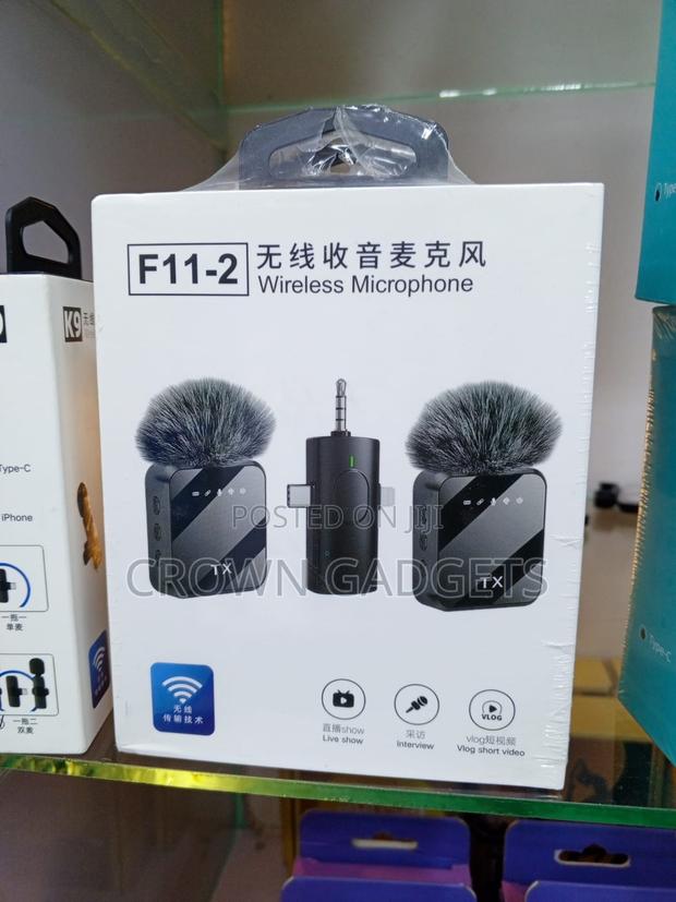 F11-2 Professional Wireless Microphone for YouTube TikTok - thumbnail 2
