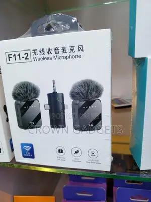F11-2 Wireless Lavalier Mic 20M Range Plug Play