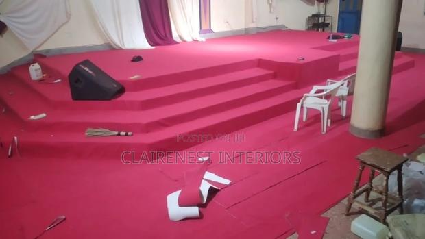 Carpet Crafted for Church Pulpit Use, Wall to Wall Delta Carpets - thumbnail 2