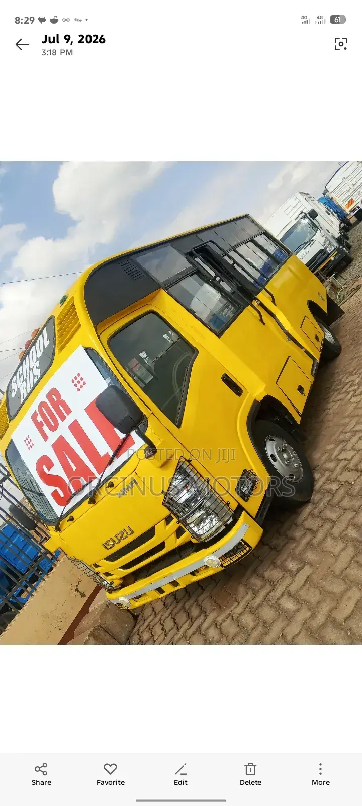 Isuzu NMR 2024 Yellow