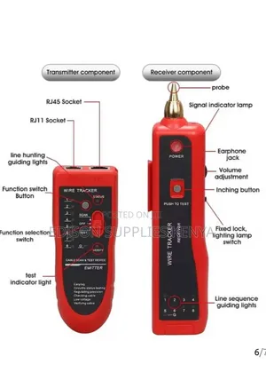 RJ11/RJ45 Lan Network Cable Detector With Tester