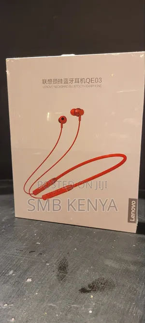 Lenovo QE03 Wireless Bluetooth Neckband Earphones