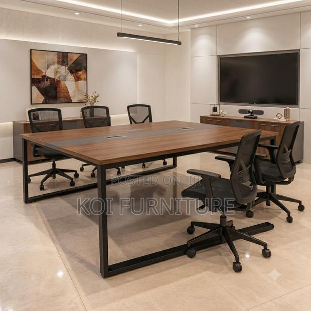 Boardroom Table; 2400mm Brown-Top Boardroom Table - thumbnail 3