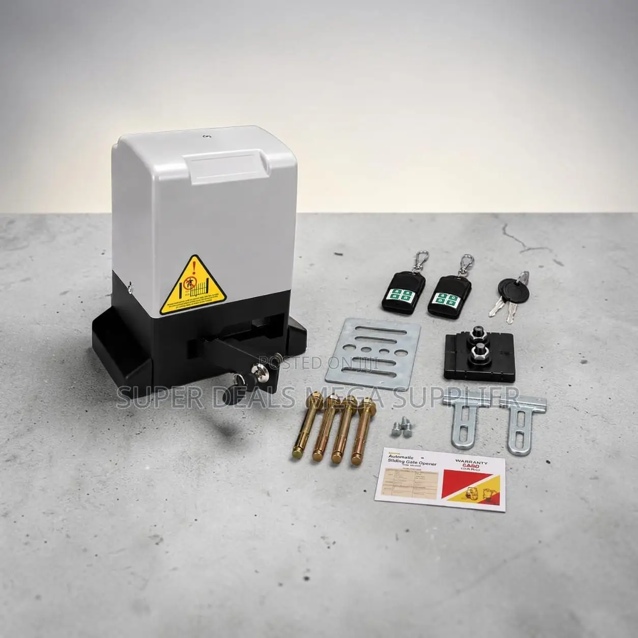 Automatic Sliding Gate Motor Kit With Emergency Manual Release