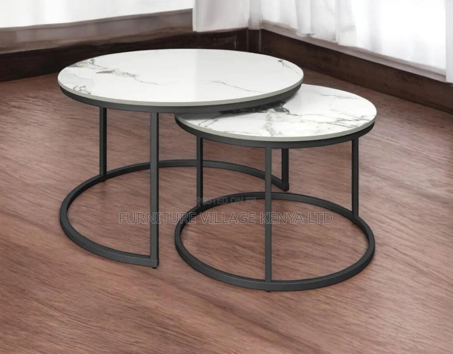 Coffee Table; 2 PCS Home-Office Coffee Table Set