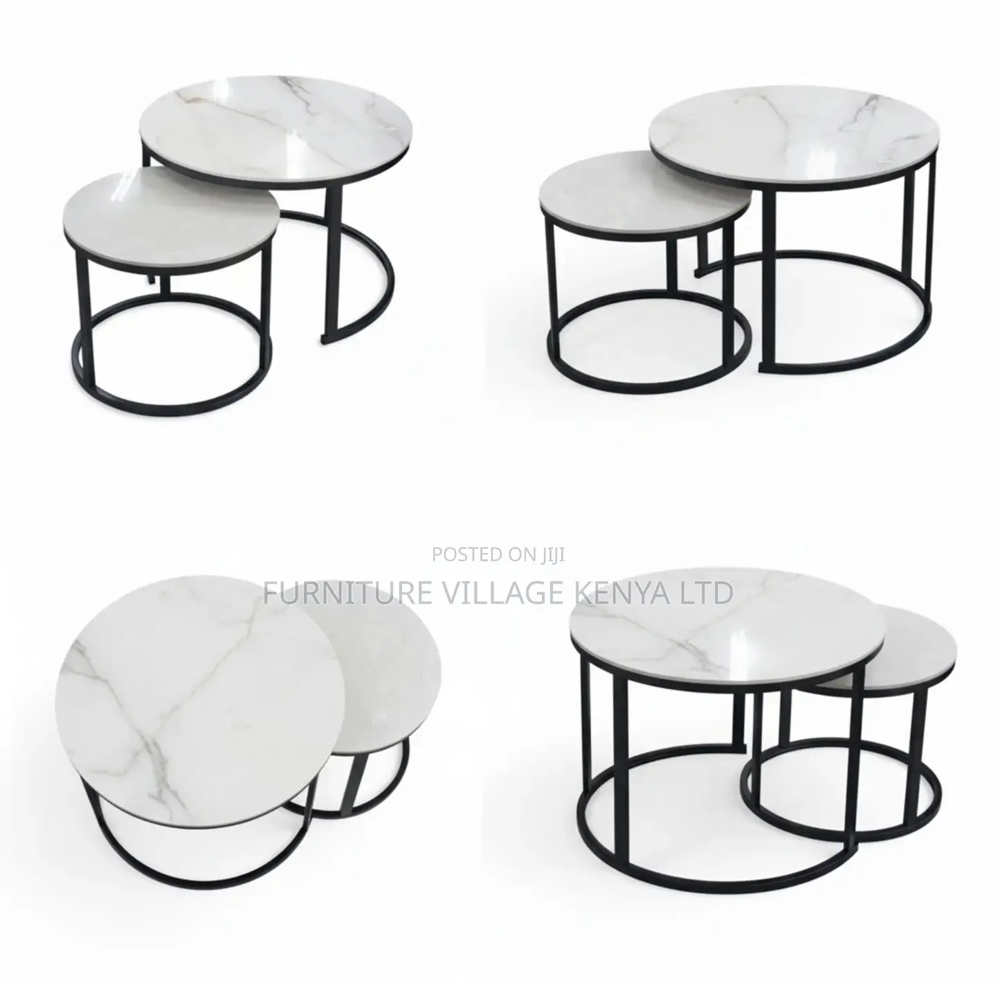 Coffee Table; 2 PCS Home-Office Coffee Table Set