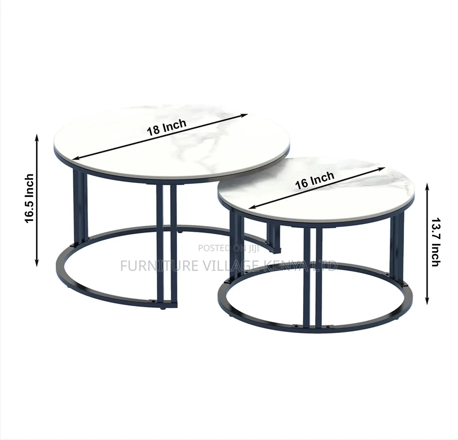 Coffee Table; 2 PCS Home-Office Coffee Table Set