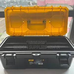 Deli Tool Box 20" Inch Plastic ToolBox Lockable Storage Boxes Wt Tray