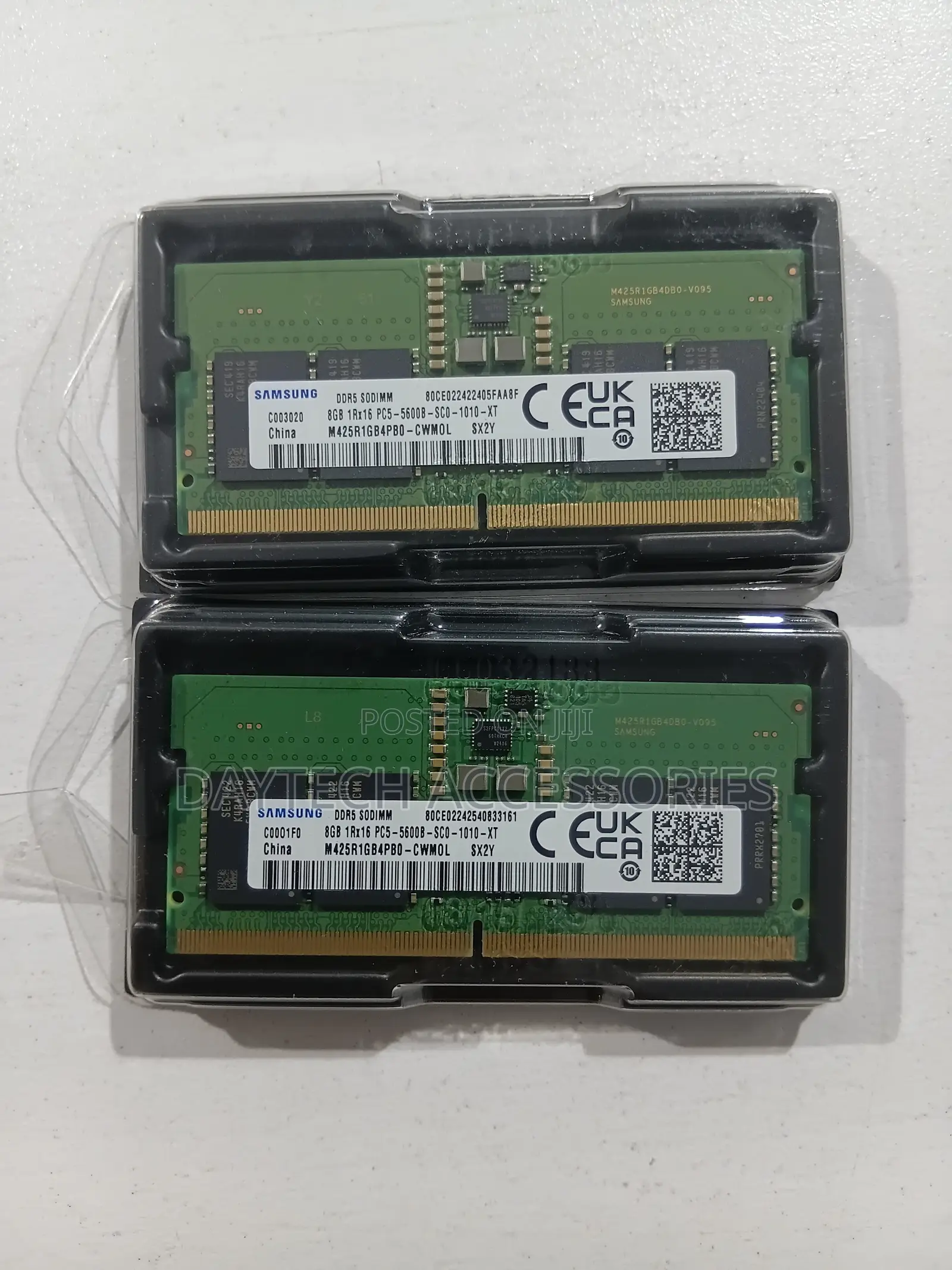 Samsung 8GB DDR5 5600MHz SODIMM Laptop Ram Memory Modules.