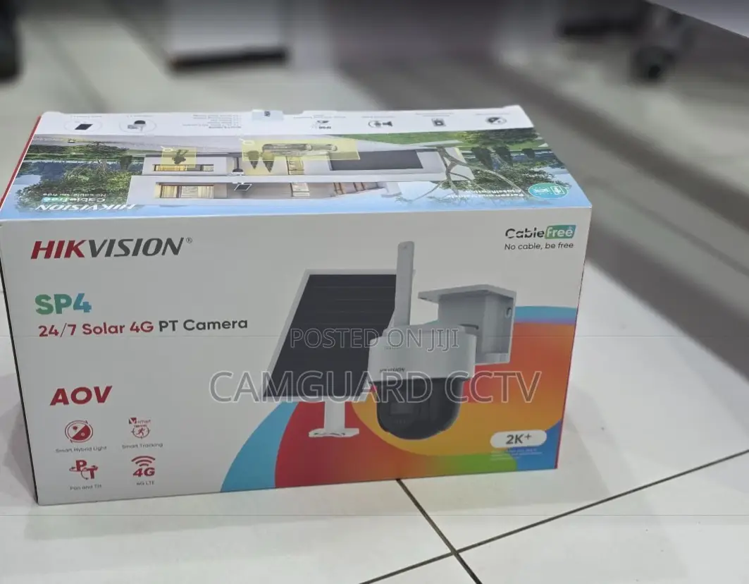 Hikvision SP4 4G Solar Powered PTZ Security Camera