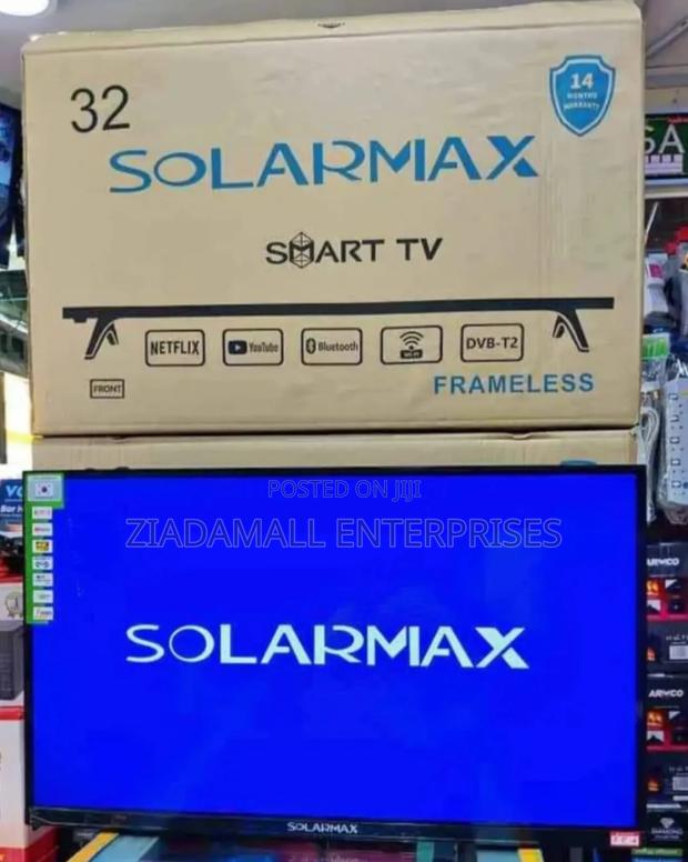 Solarmax 32" Inch,FRAMELESS SMART BLUETOOTH ENABLED-Android TV,