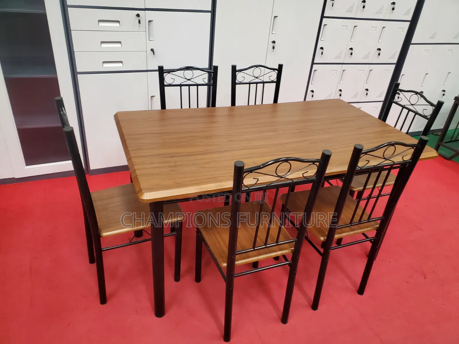 Brown 6-Seater Dining Set