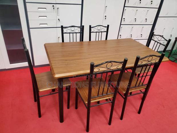 Brown 6-Seater Dining Set