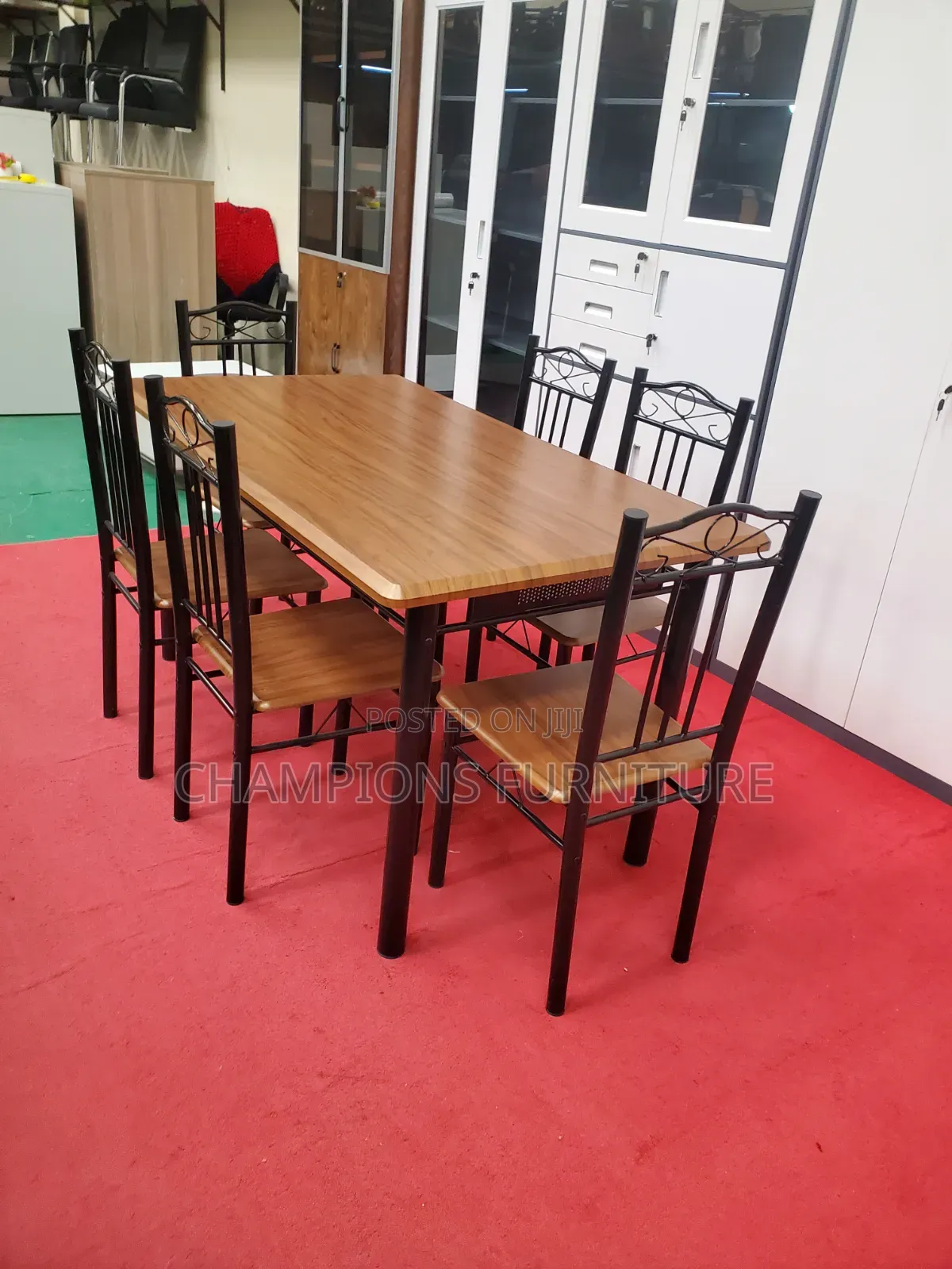 Brown 6-Seater Dining Set