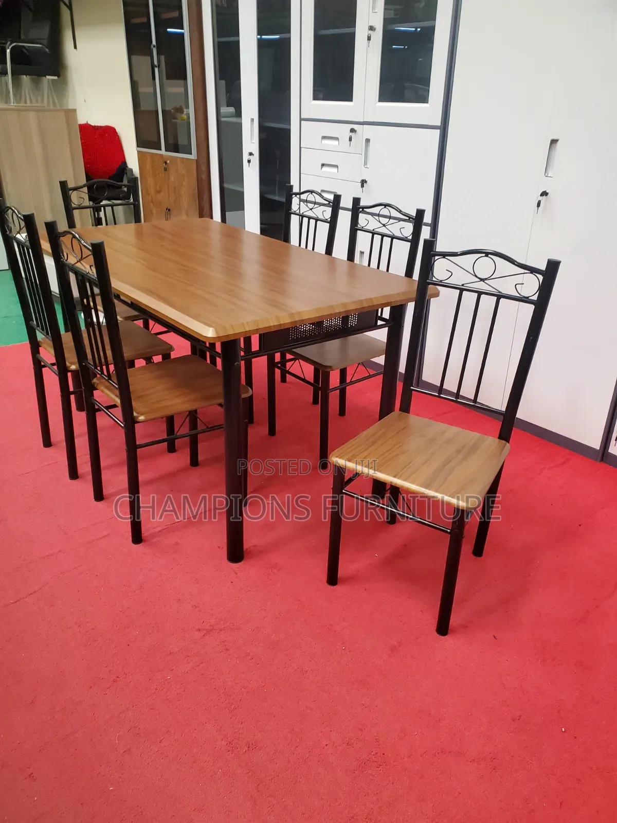 Brown 6-Seater Dining Set