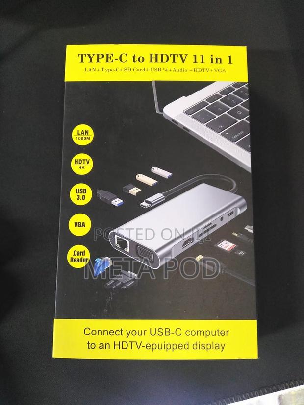 Type C to HDTV 11 in 1 Adapter - main view