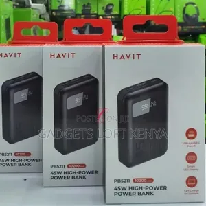 Havit PB5211 *45W 10,200mAh Laptop Charge* High-Power Power Bank