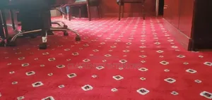 10mm Vip Red With Diamond Prints Wall to Wall Carpets