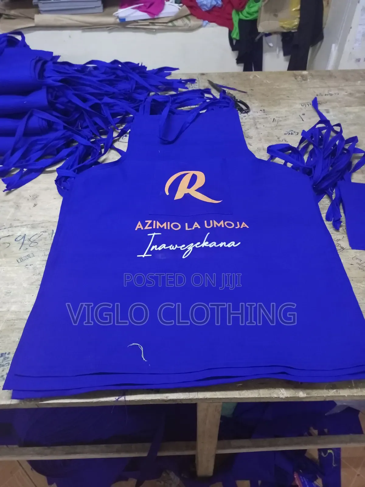 Branded Campaign Aprons Available