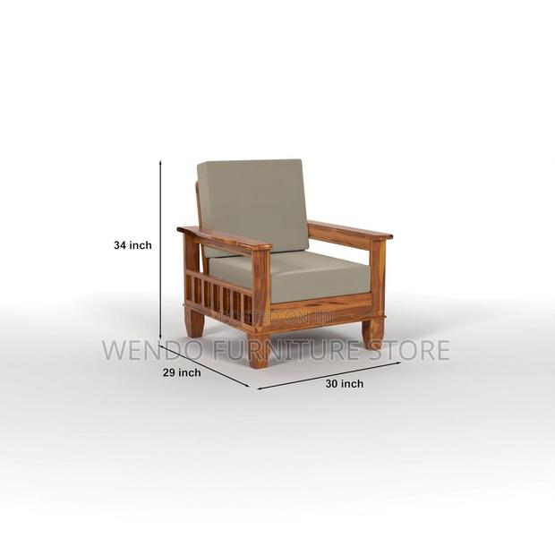 Sofa Set; Six Seaters Modern Rectangular Home Outdoor Sofa Set - thumbnail 2