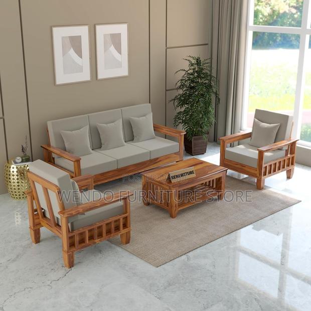 Sofa Set; Six Seaters Modern Rectangular Home Outdoor Sofa Set - thumbnail 10