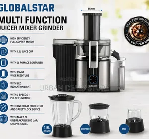 GLOBALSTAR Multifunctional Food Processor GS-CF600