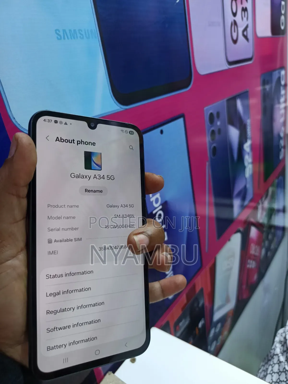 Samsung Galaxy A34 5G 128 GB Black