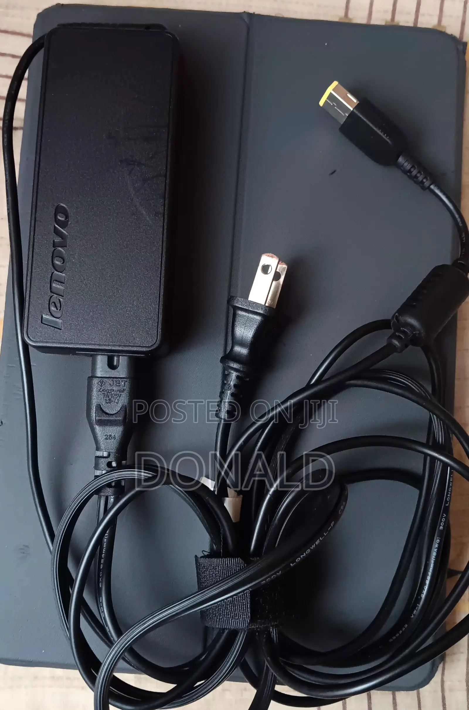 Original Lenovo 65W Laptop Charger – 20V 3.25A USB/Rectangular Tip