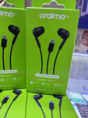 Type C Oraimo Wired Headsets.