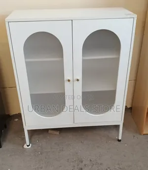 Imported Modern Shoe Storage Cabinet With Glass Door