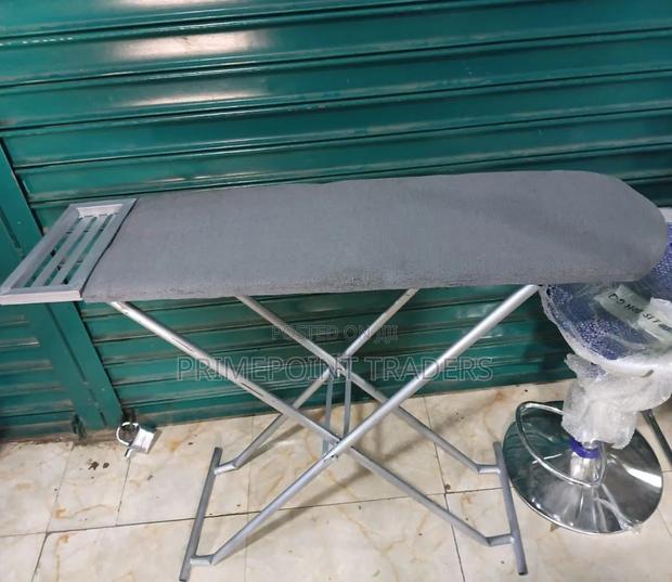 Foldable Metallic Ironing Board – Compact Design for Modern Homes - thumbnail 2