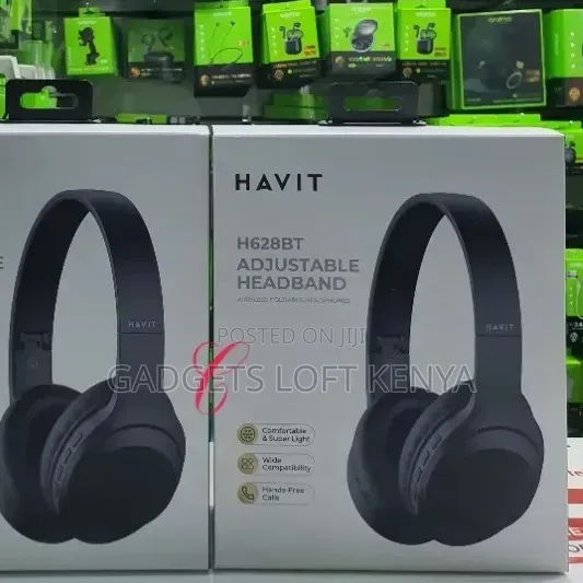 Havit H628BT Adjustable Headband Wireless Foldabl Headphones Available