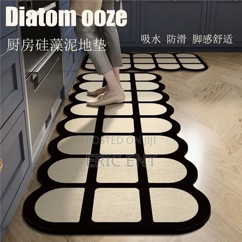 Rubber Bottom Anti-Slip Kitchen Mats