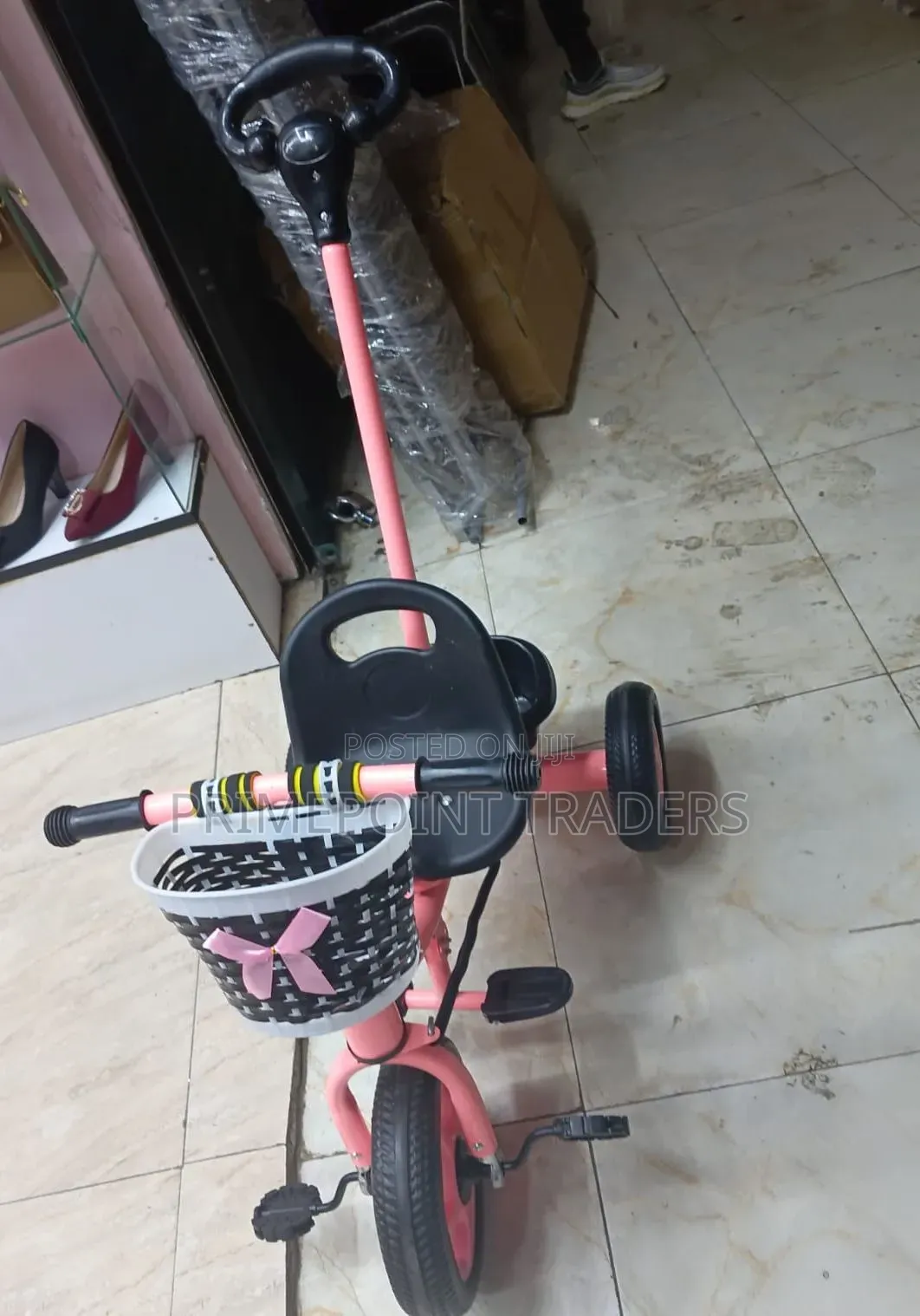 Foldable Kids Tricycle With Push Handle – Fun, Safe Easy to Use