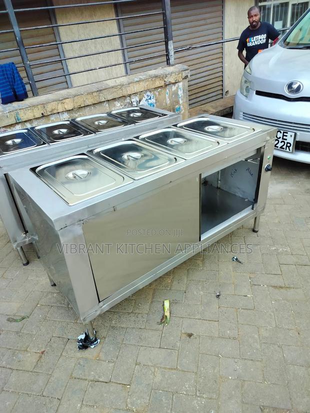 Stainless Steel 4 Pan Full Bain Marie