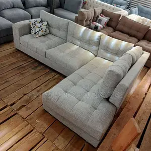 5 Seater Grey Woven Sectional Sofa in Athi River