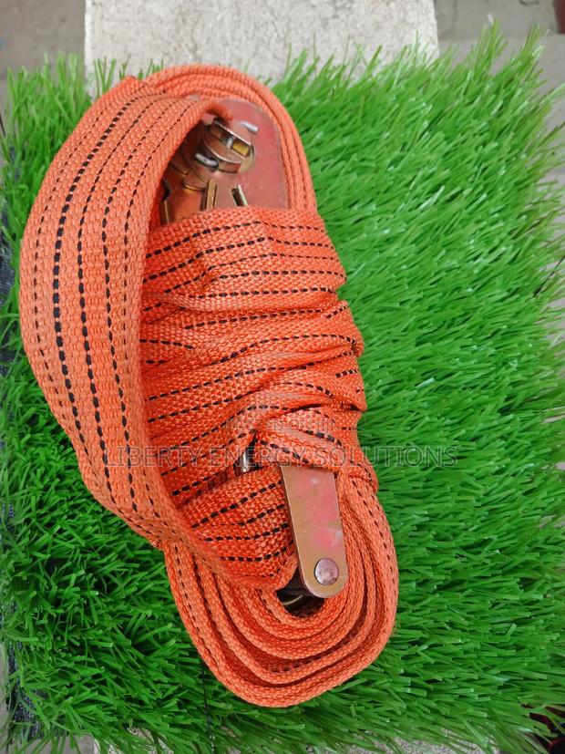 Orange Polyester Ratchet Tie-Down Cargo - thumbnail 2
