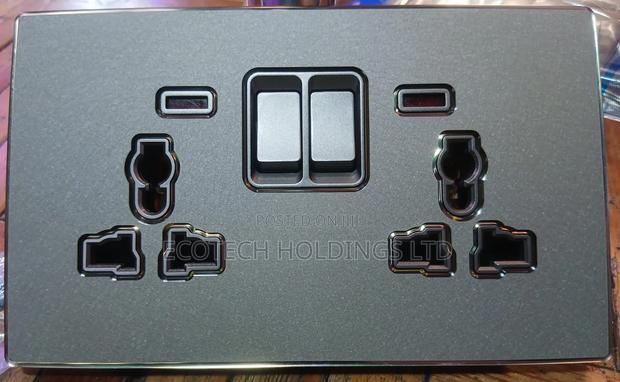 Gray Universal Twin Sockets X6 - main view