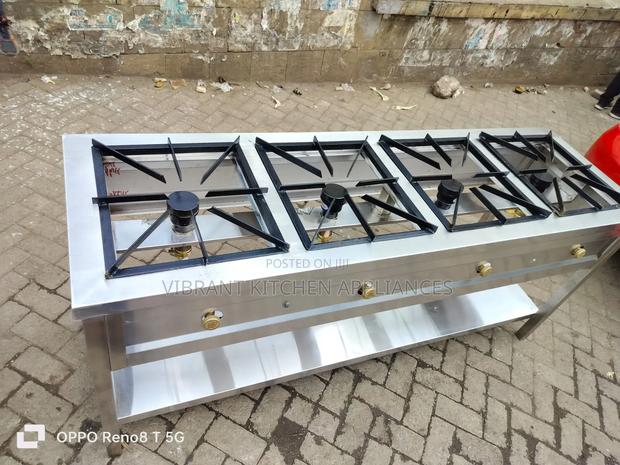 4 Burner High Pressure Gas Cooker - thumbnail 3