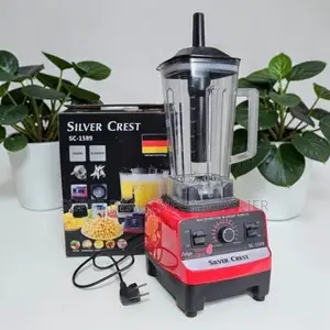 Powerful Multi-Function Silver Crest 2-in-1 Double Cup Blender Grinder