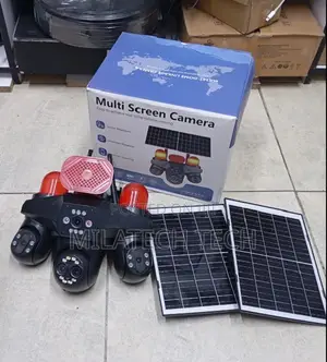 HD 4 Lens Solar Security Camera 4G PTZ Waterproo