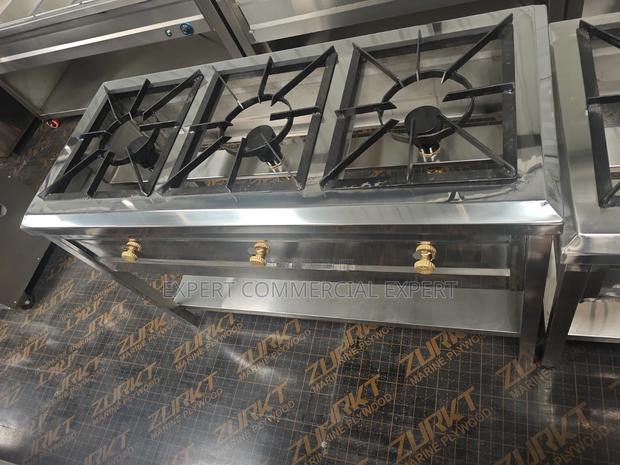 Three Burner Stainless